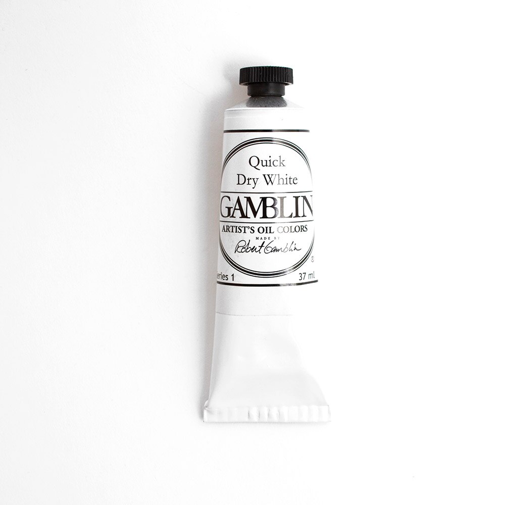 Gamblin, Oil, Art & School, Artist Grade, Paint, 37ml, 45670, Quick Dry White